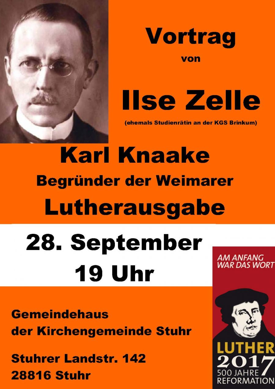 Ilse Zelle über Karl Knaake und sein Jahrhundertwerk