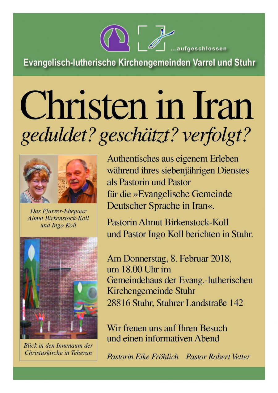 Christen im Iran – geduldet? geschätzt? verfolgt?