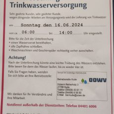 Kein Wasser auf dem Friedhof Kein Wasser auf dem Friedhof