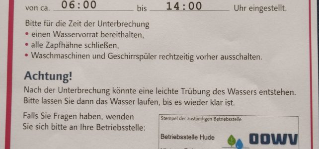 Kein Wasser auf dem Friedhof